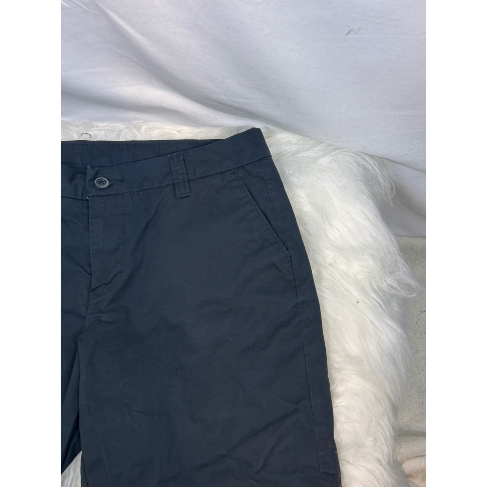 Magellan Outdoors Womens Black Chino Shorts Flat Front Casual Hiking Size 8 - Picture 3 of 11